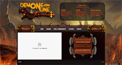 Desktop Screenshot of demons-online.com